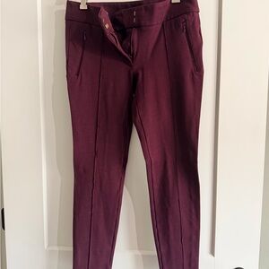 LOFT Deep Burgundy Trousers